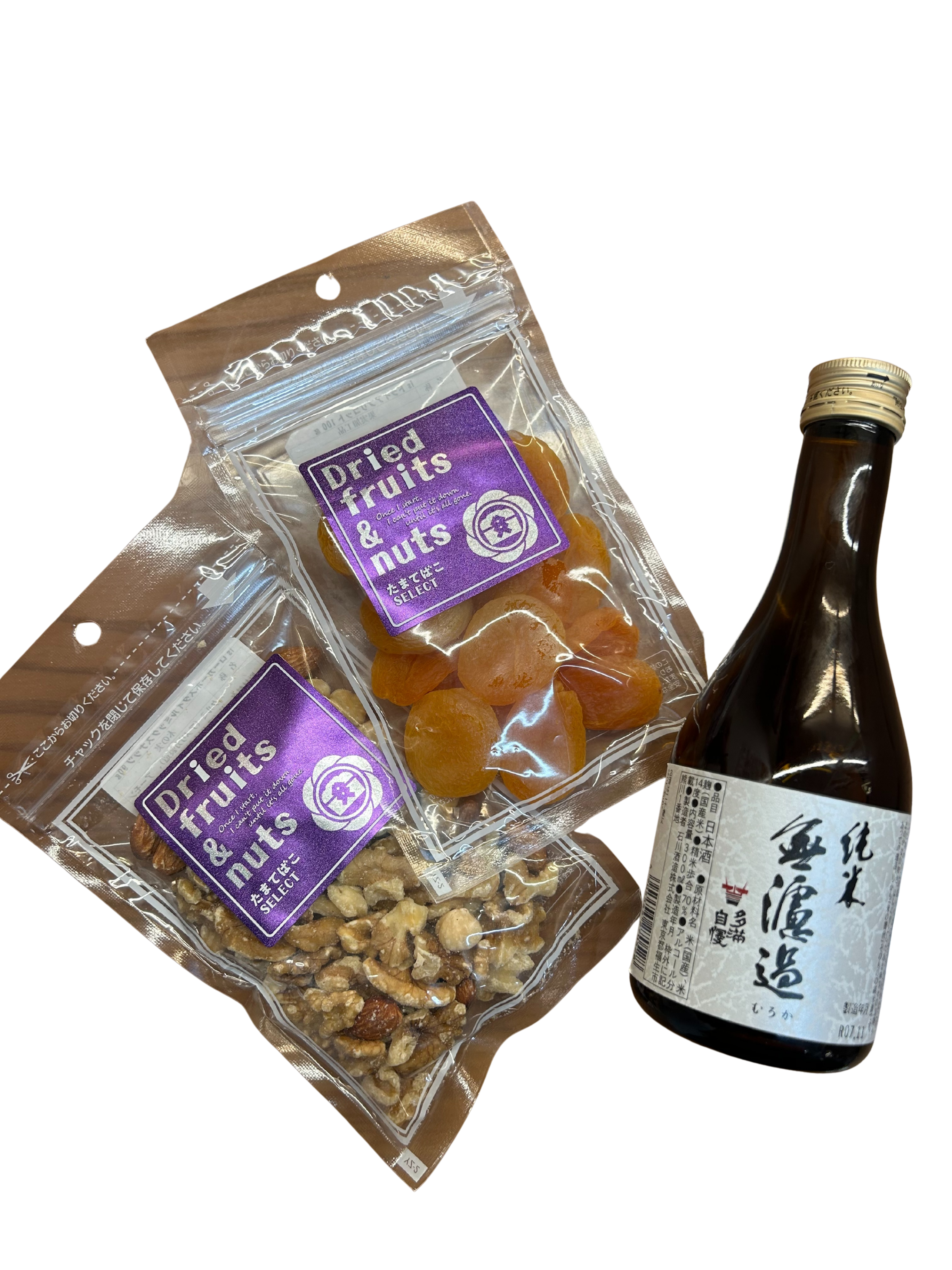 純米無濾過と、甘みを楽しむおつまみセット